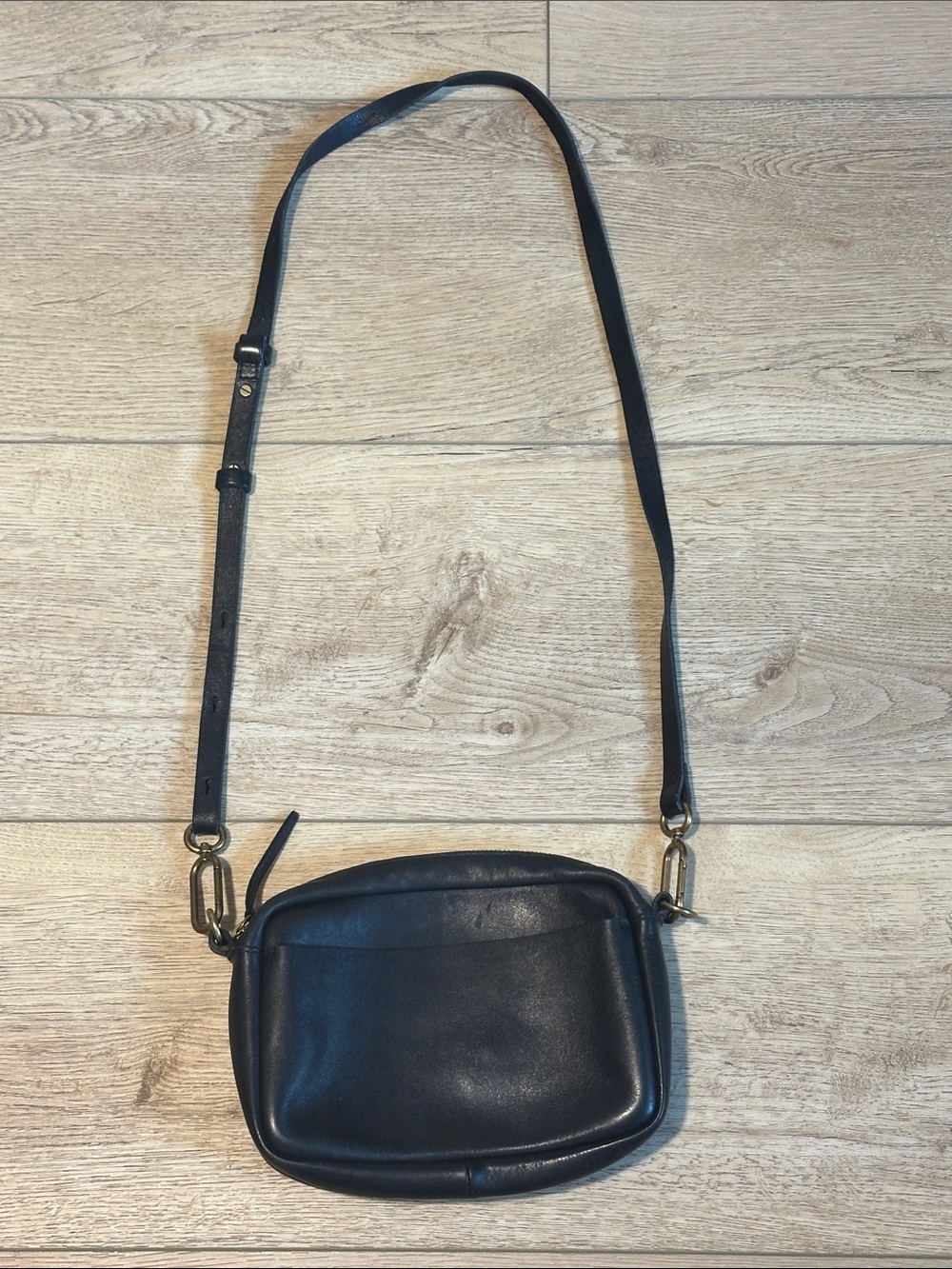 Madewell Carabiner Leather Crossbody Bag